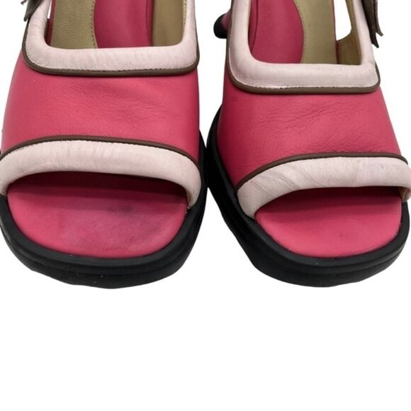 John Fluevog Mini Bebe Magenta With Pink Heel Women Size 11 - Picture 4 of 12